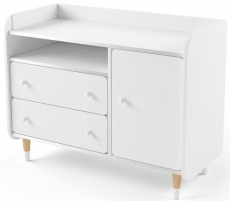 Комод з пеленальним столиком IndigoWood Bubble II Duo white